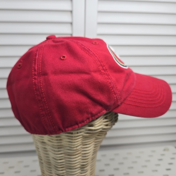 '47 SF 49ers Red Cap Unisex Small Fit Dad Hat NFL Logo Retro Fan Embroidered - Picture 5 of 10